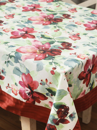 Table Covers in Pink color made with  Polylinen Material , Kitchen Linen - 1 pc