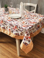 Table Covers in Multi color made with  Polylinen Material , Kitchen Linen - 1 pc