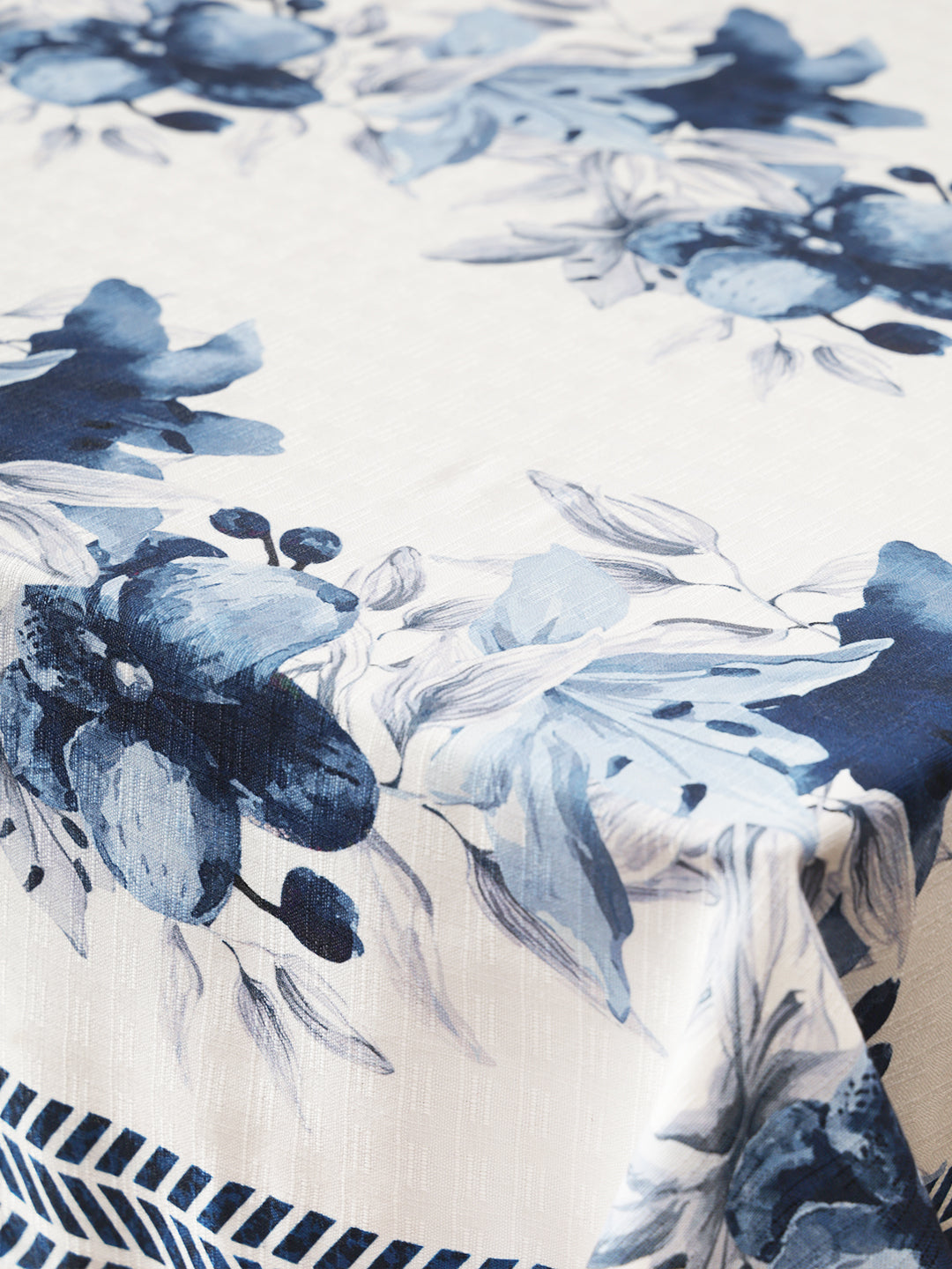 Table Covers in Blue color made with  Polylinen Material , Kitchen Linen - 1 pc