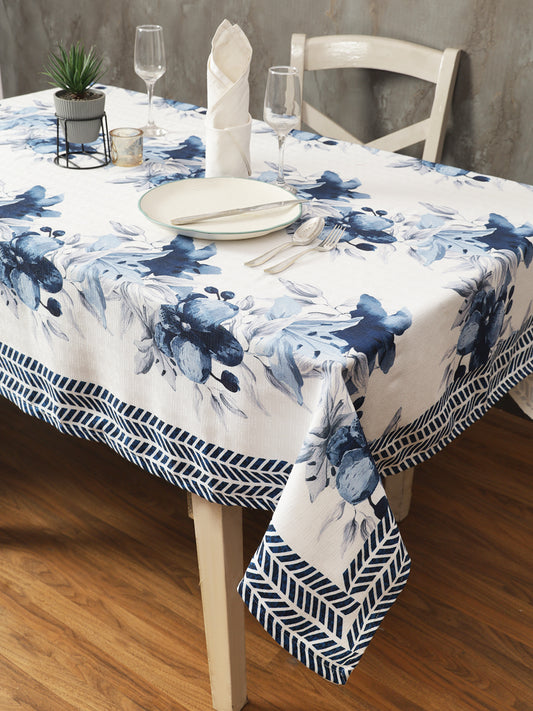 Table Covers in Blue color made with  Polylinen Material , Kitchen Linen - 1 pc