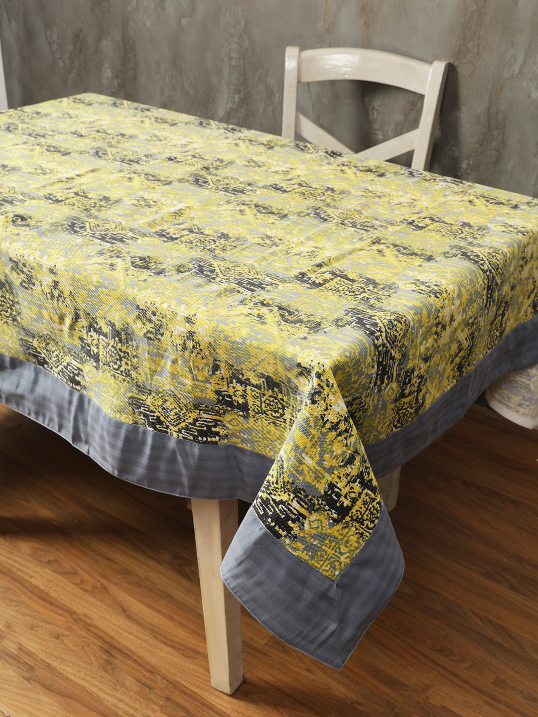 Table Covers in Yellow color made with  Cotton Material , Kitchen Linen - 1 pc