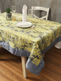 Table Covers in Yellow color made with  Cotton Material , Kitchen Linen - 1 pc