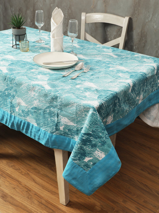 Table Covers in Firozi color made with  Cotton Material , Kitchen Linen - 1 pc