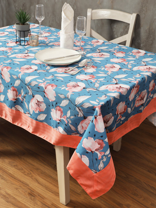 Table Covers in Firozi color made with  Polylinen Material , Kitchen Linen - 1 pc