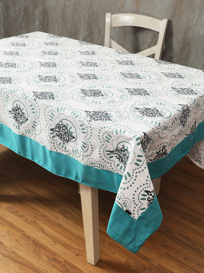 Table Covers in Blue color made with  Cotton Material , Kitchen Linen - 1 pc