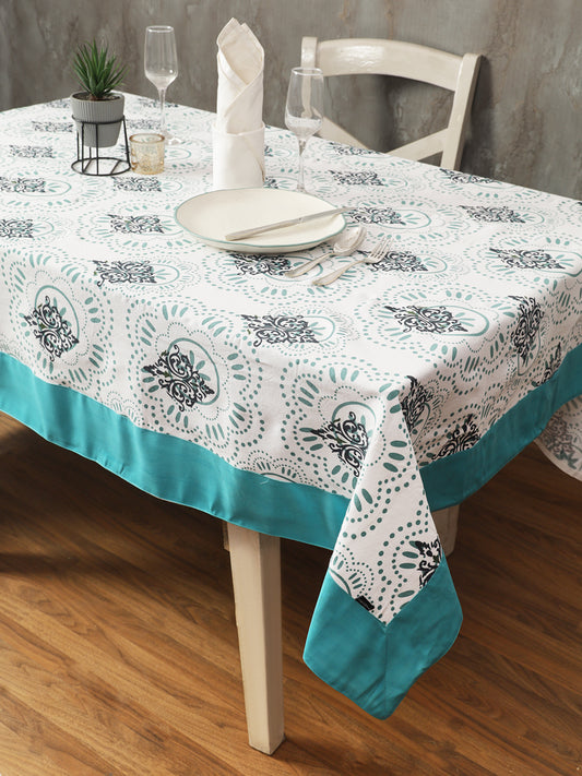 Table Covers in Blue color made with  Cotton Material , Kitchen Linen - 1 pc