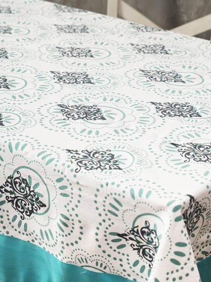 Table Covers in Blue color made with  Cotton Material , Kitchen Linen - 1 pc