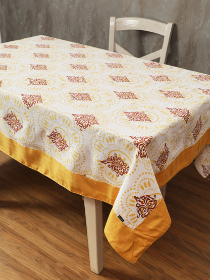 Table Covers in Red color made with  Cotton Material , Kitchen Linen - 1 pc