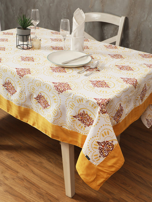 Table Covers in Red color made with  Cotton Material , Kitchen Linen - 1 pc