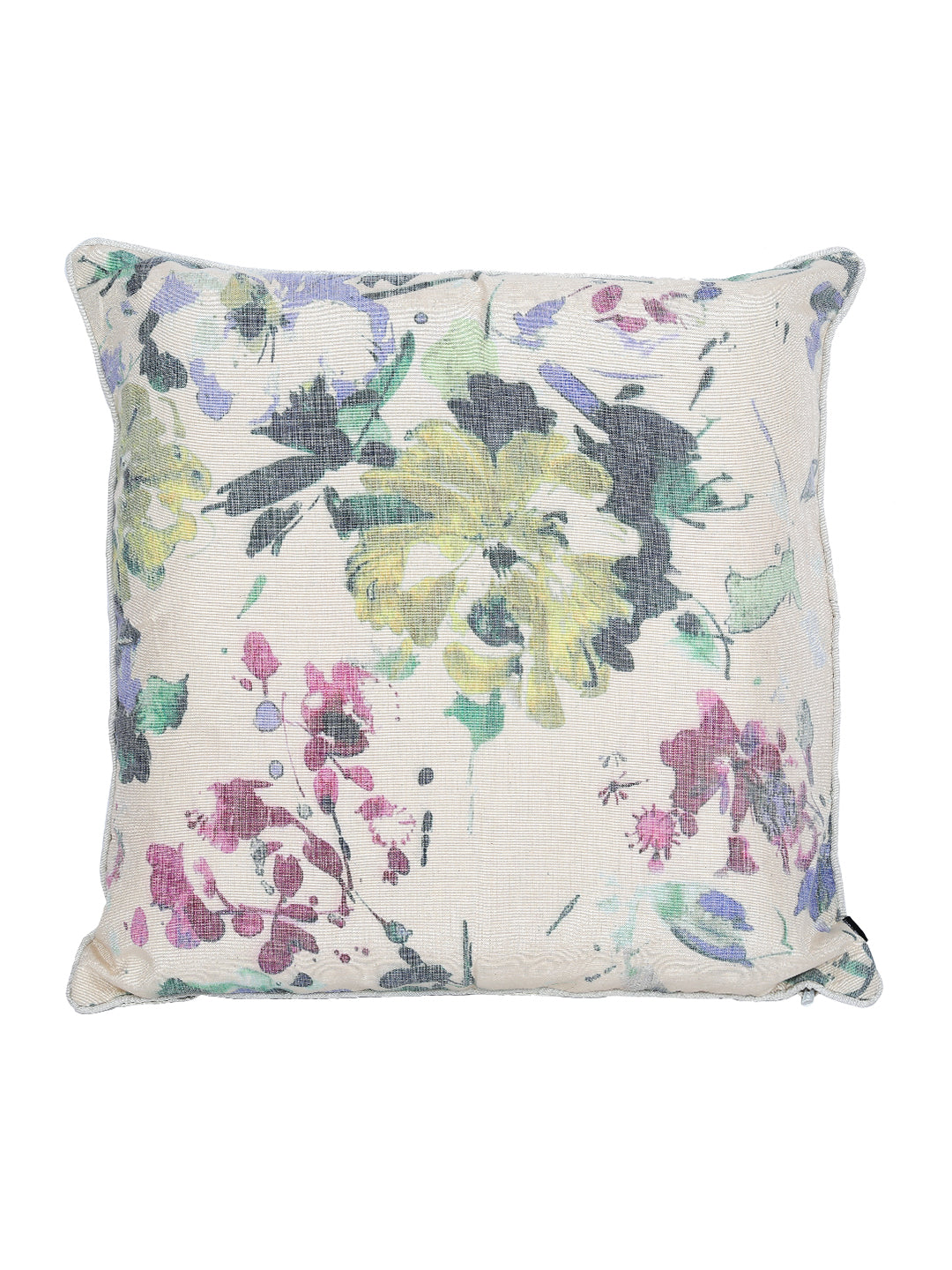 Set of 2 Premium Floral Design Multi Color Cushion Cover Set, 2 pc Cushion Cover