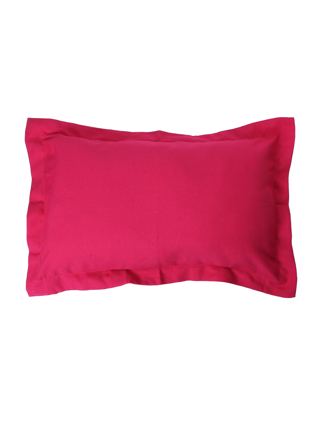 Pink Solid Cotton Pillow Cover, 2 pc Pillow Cover
