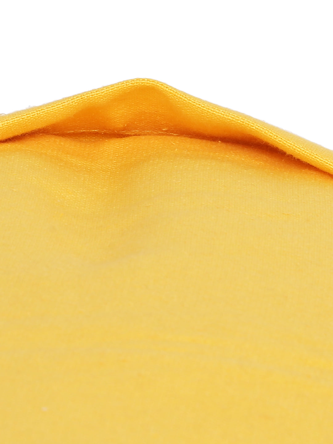 Yellow Solid Cotton Pillow Cover, 2 pc Pillow Cover
