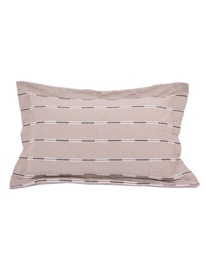 Pillow Covers in Beige color made with  Cotton Material , Bedding - 2 Pcs