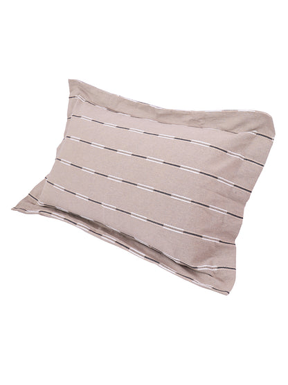 Pillow Covers in Beige color made with  Cotton Material , Bedding - 2 Pcs