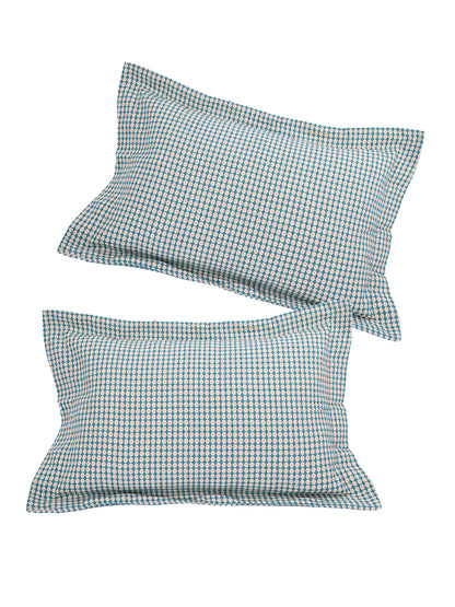 Pillow Covers in Green color made with  Cotton Material , Bedding - 2 Pcs