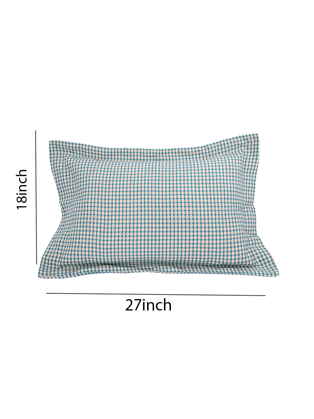 Pillow Covers in Green color made with  Cotton Material , Bedding - 2 Pcs