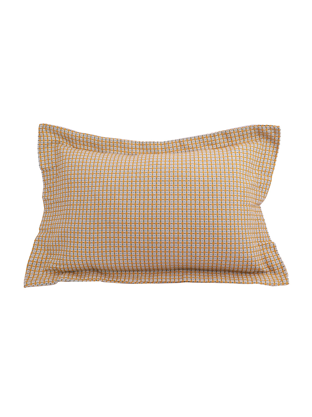 Pillow Covers in Yellow color made with  Cotton Material , Bedding - 2 Pcs