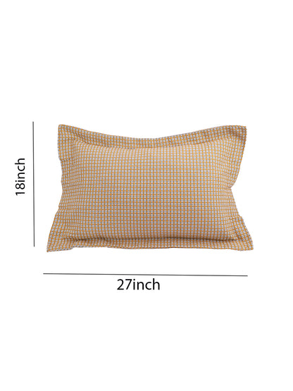 Pillow Covers in Yellow color made with  Cotton Material , Bedding - 2 Pcs