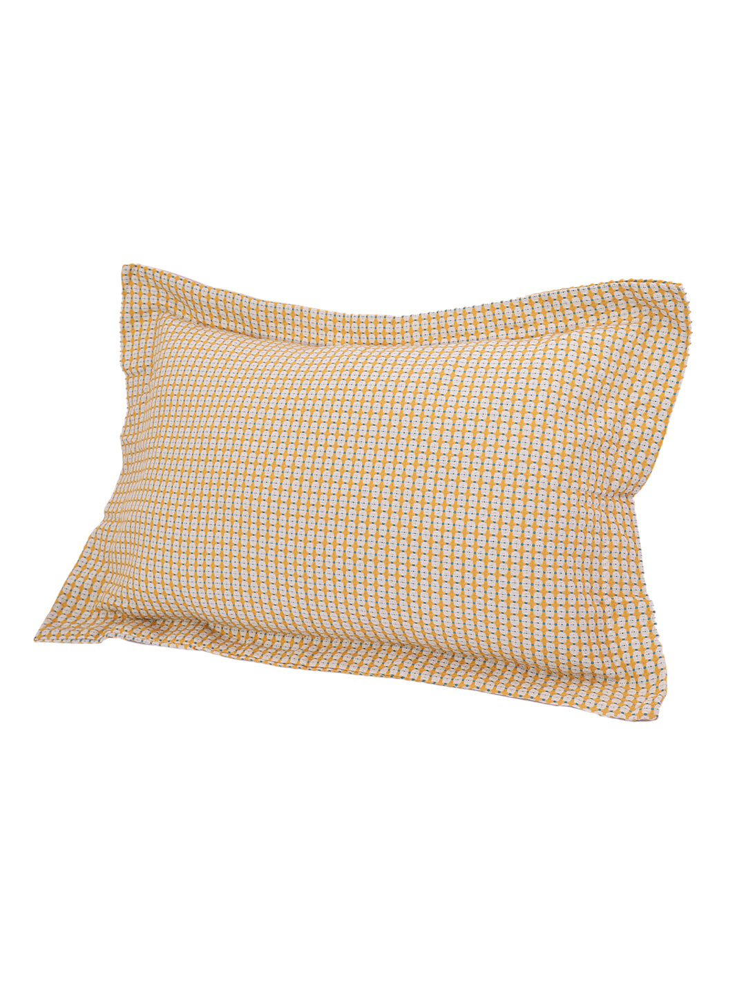 Pillow Covers in Yellow color made with  Cotton Material , Bedding - 2 Pcs