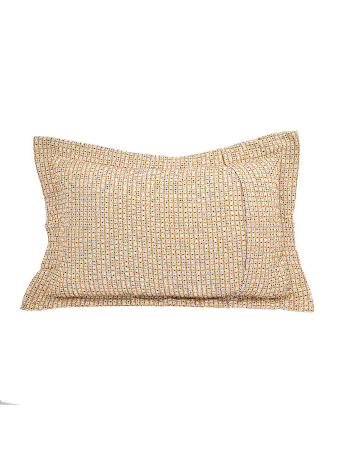 Pillow Covers in Yellow color made with  Cotton Material , Bedding - 2 Pcs