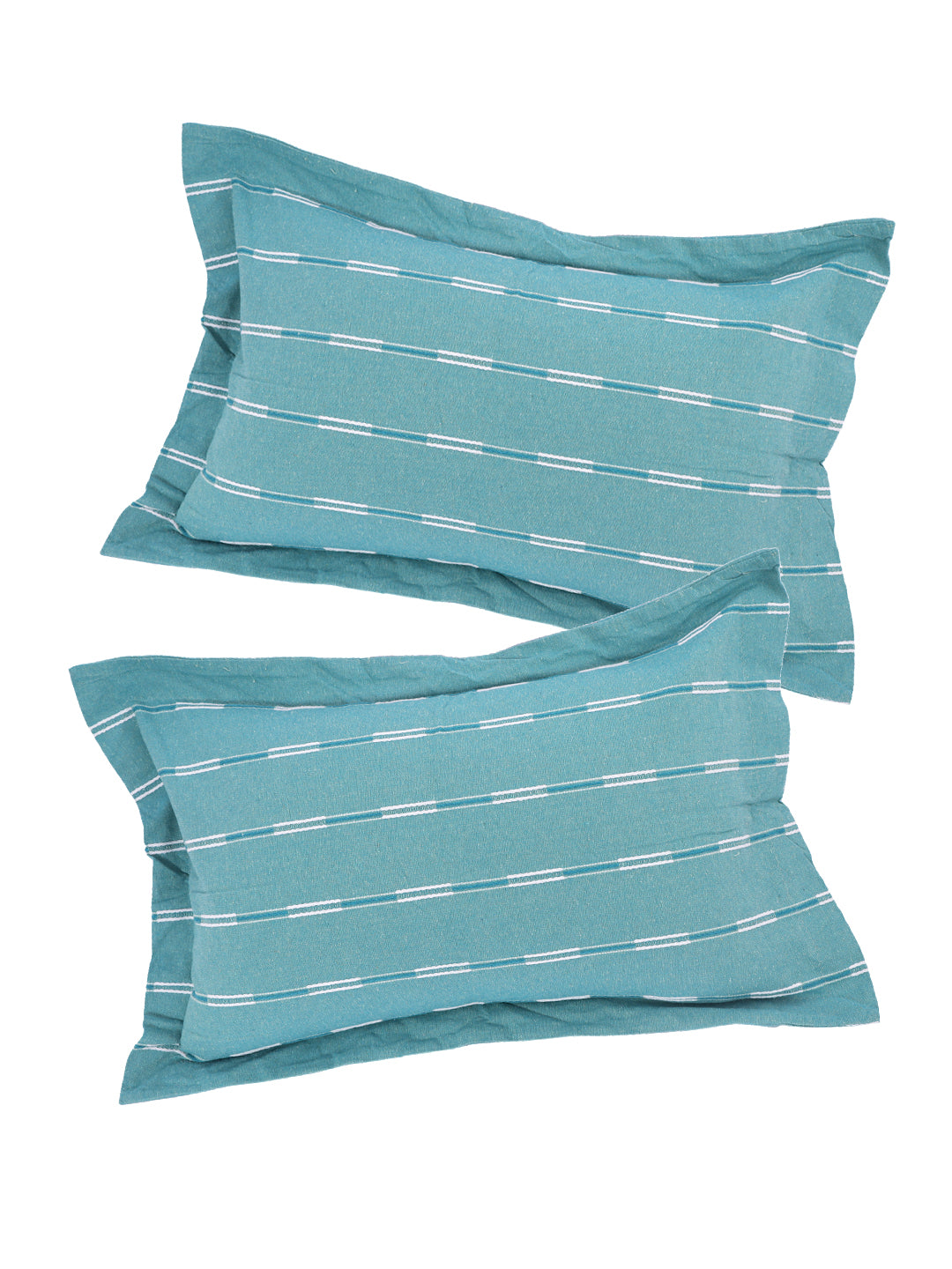 Pillow Covers in Green color made with  Cotton Material , Bedding - 2 Pcs