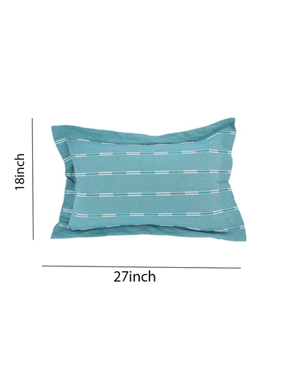 Pillow Covers in Green color made with  Cotton Material , Bedding - 2 Pcs