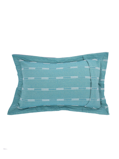 Pillow Covers in Green color made with  Cotton Material , Bedding - 2 Pcs