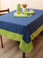 Premium Cotton Solid 6 Seater Dinning Table Cover  with 6 Napkins