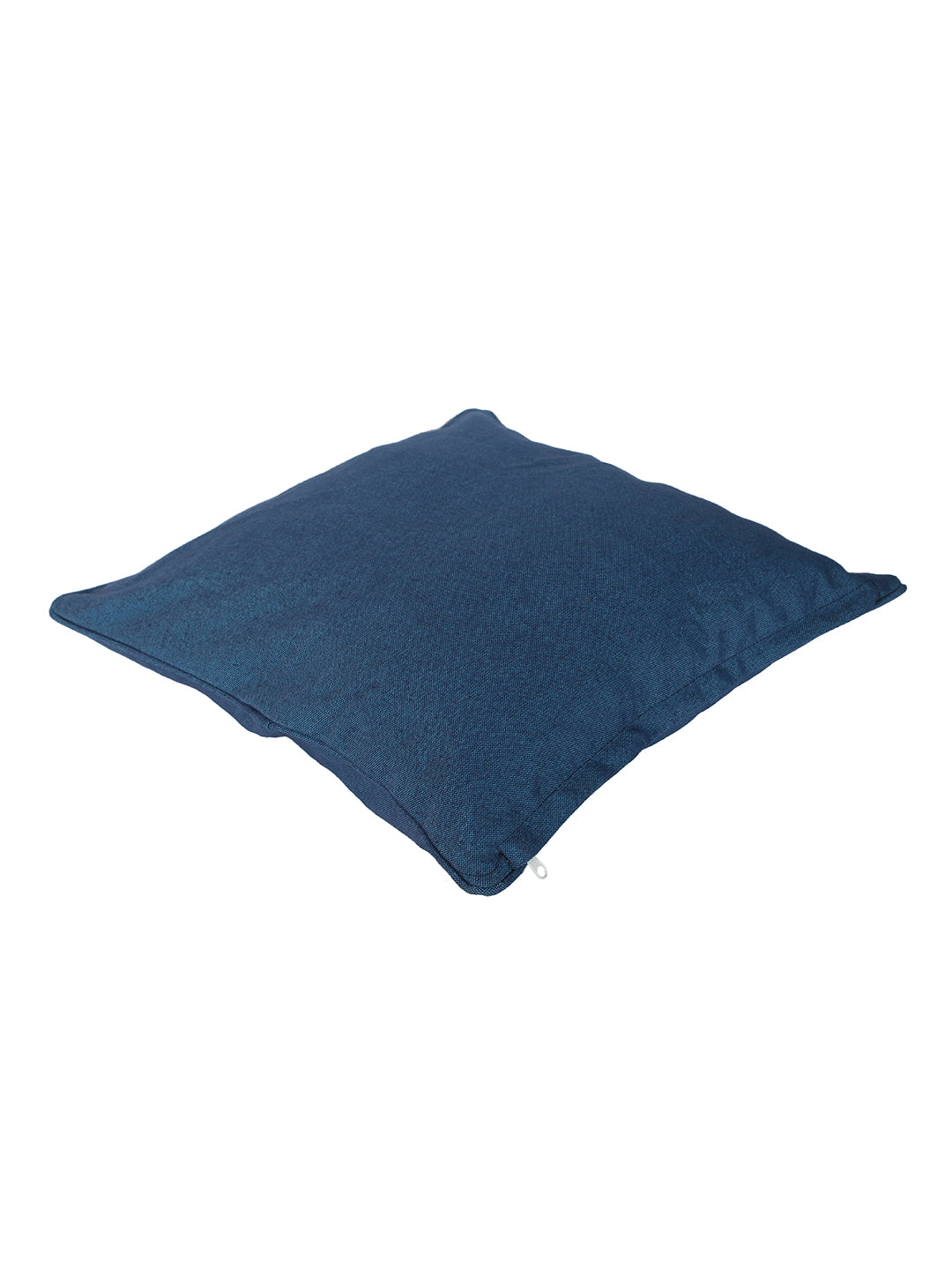 Cotton Solid Blue Color Cushion Cover, 2 pc Cushion Cover