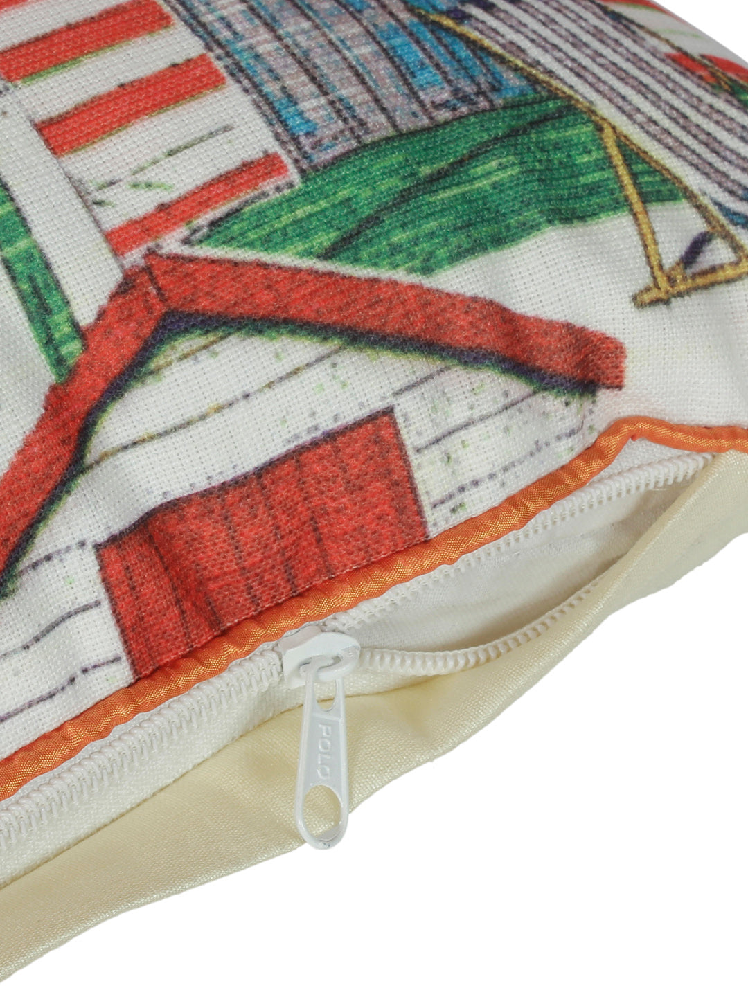 Set of 2 Decorative Sham/Baby/Rectangle Cushion Cover Digital Printed Premium Soft Polylinen Fabric Multi Color