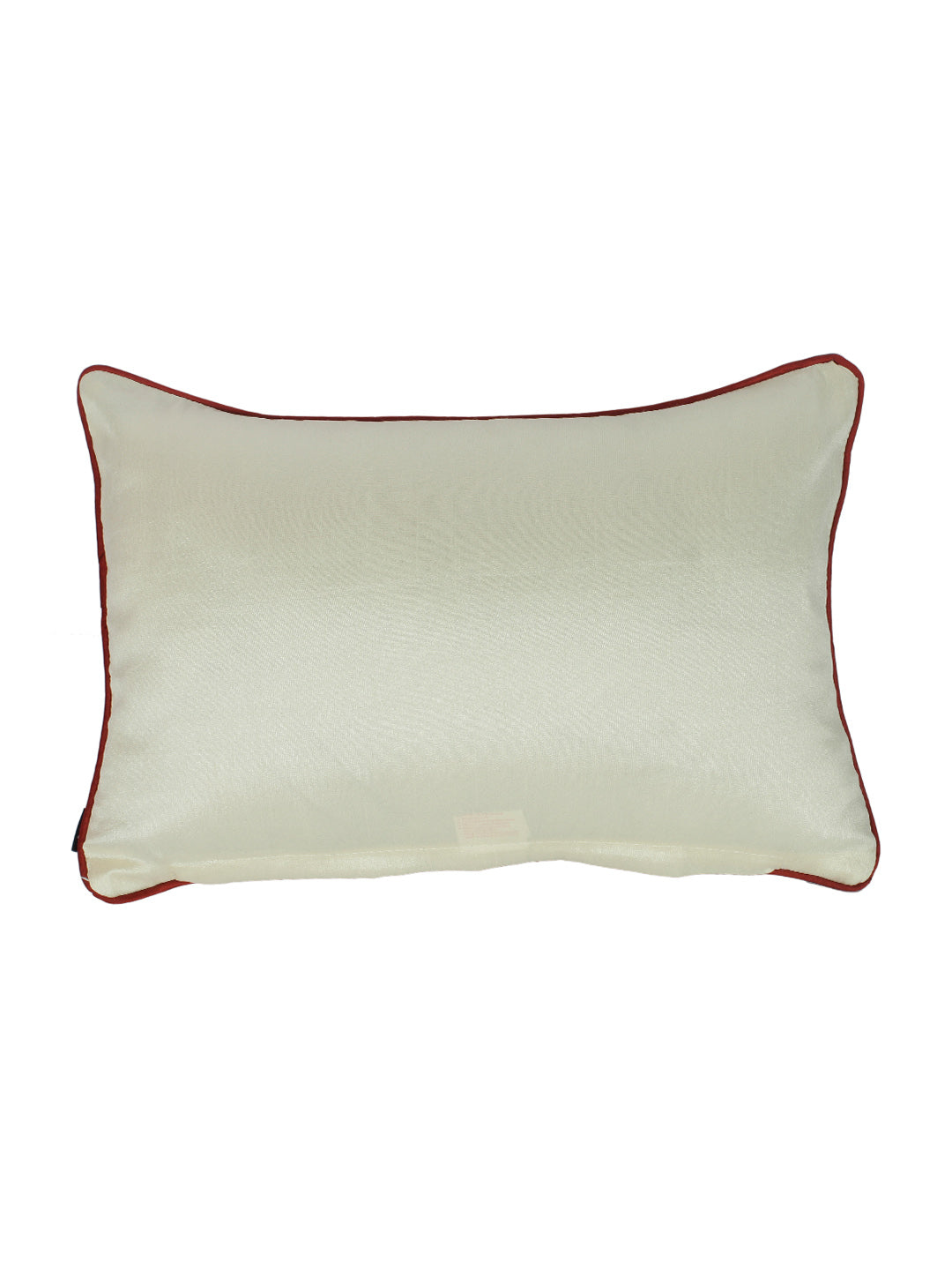 Set of 2 Decorative Sham/Baby/Rectangle Cushion Cover Digital Printed Premium Soft Polylinen Fabric Orange Color