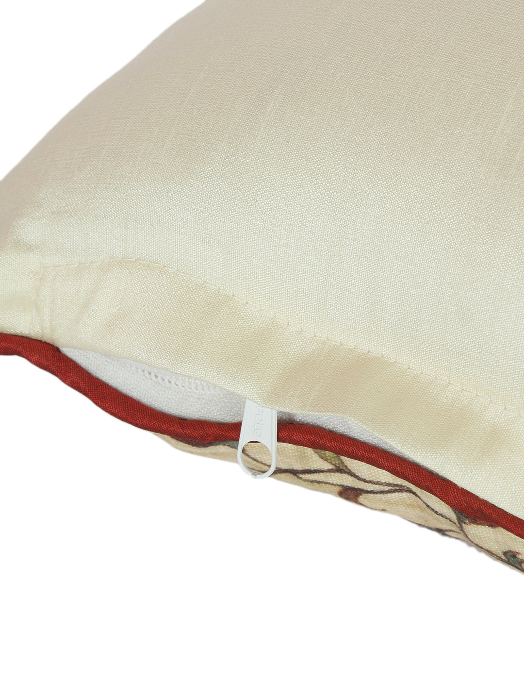 Set of 2 Decorative Sham/Baby/Rectangle Cushion Cover Digital Printed Premium Soft Polylinen Fabric Rust Color