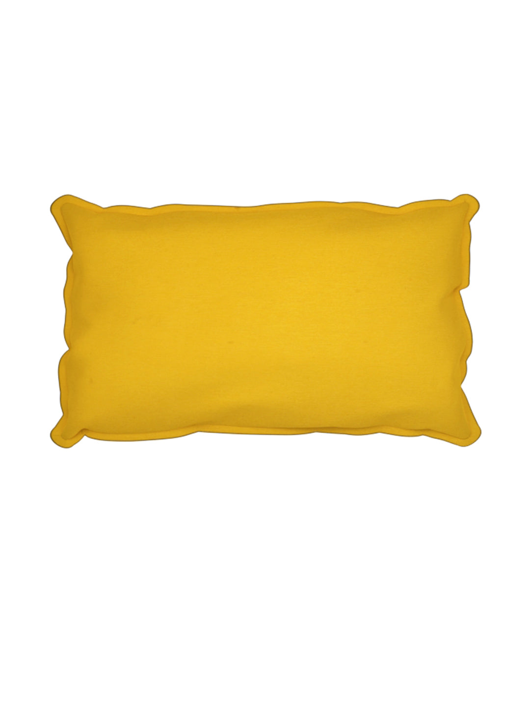 Set of 2 Solid Yellow Color Cotton Single Bedcover Set, 1 Single Bedcover, with 1 Pillow Cover