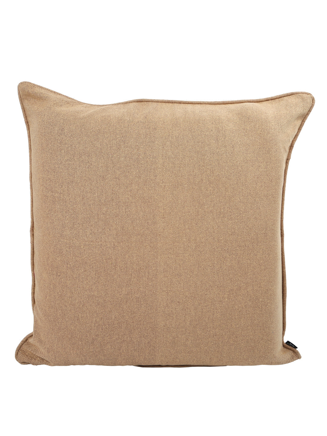 Set of 2 Premium Cotton Printed Beige Color Cushion Cover Set, 2 pc Cushion Cover