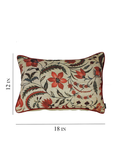 Set of 2 Decorative Sham/Baby/Rectangle Cushion Cover Digital Printed Premium Soft Polylinen Fabric Rust Color Cushion Cover Set, 2 pc Cushion Cover