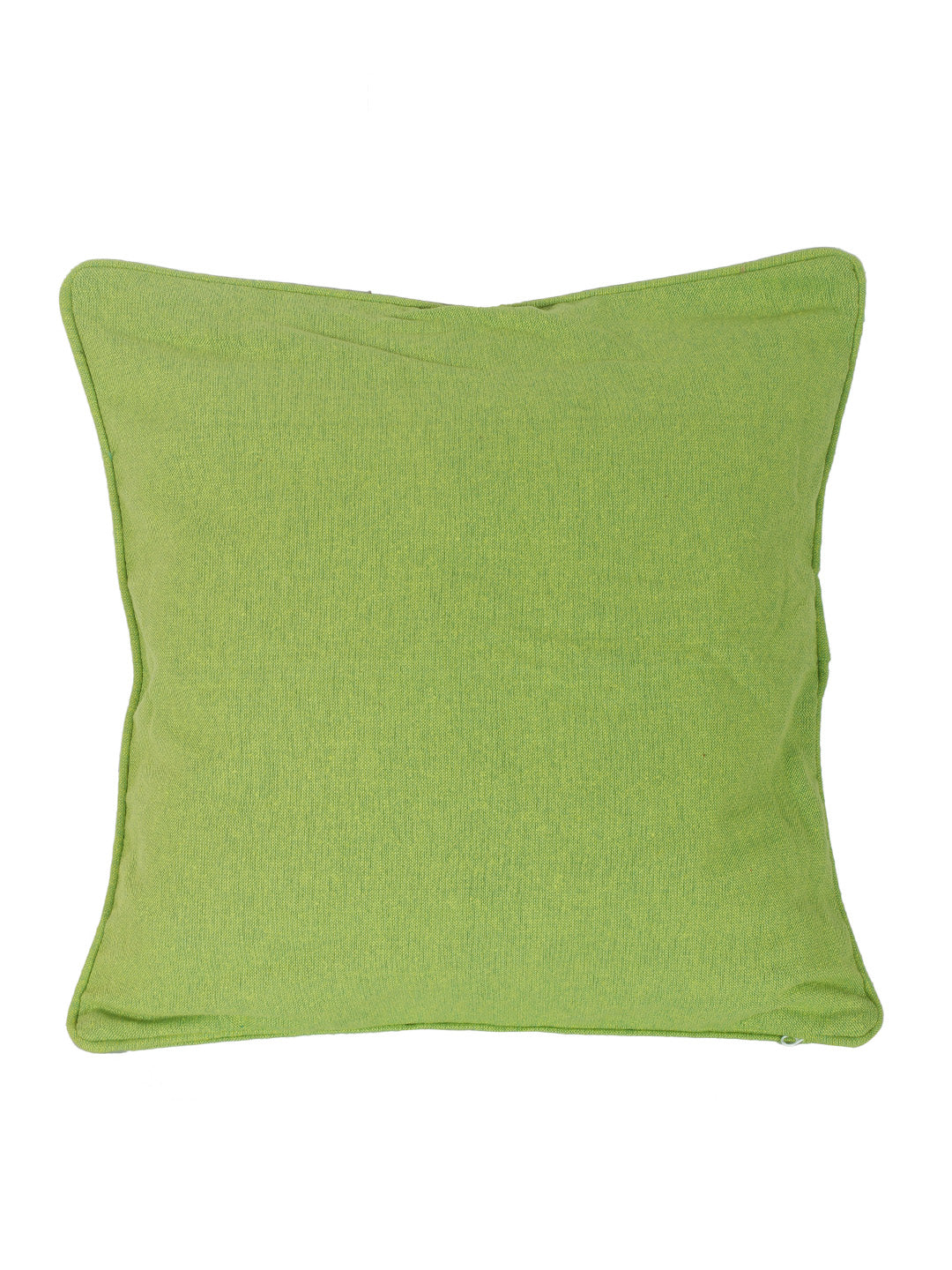 Cotton Solid Green Color Cushion Cover, 2 pc Cushion Cover