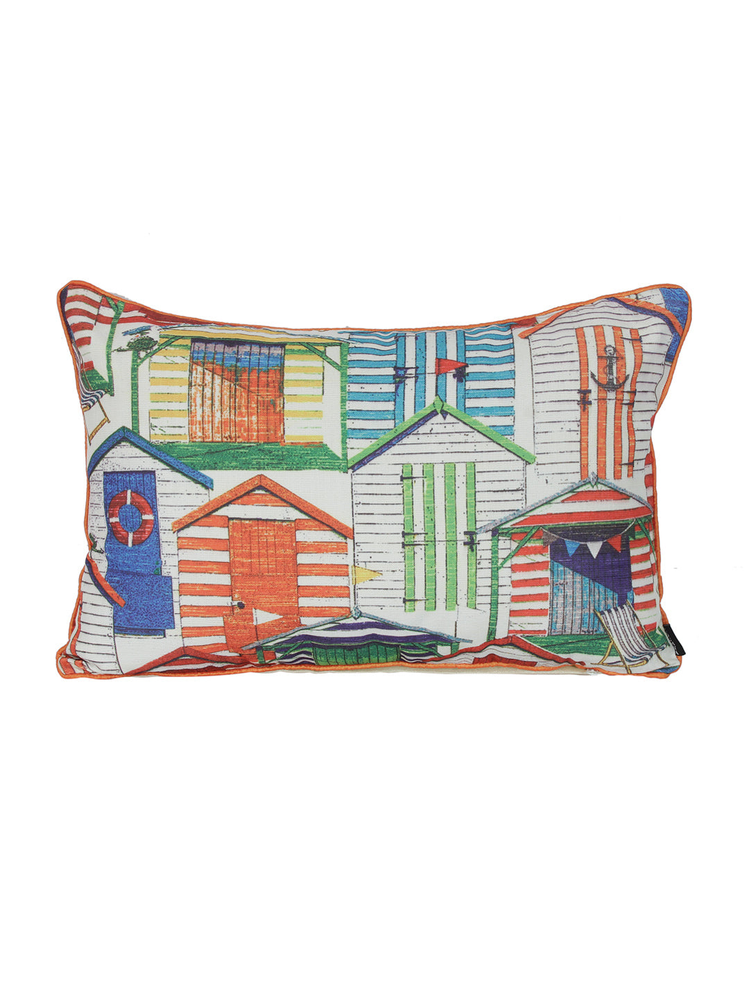Set of 2 Decorative Sham/Baby/Rectangle Cushion Cover Digital Printed Premium Soft Polylinen Fabric Multi Color