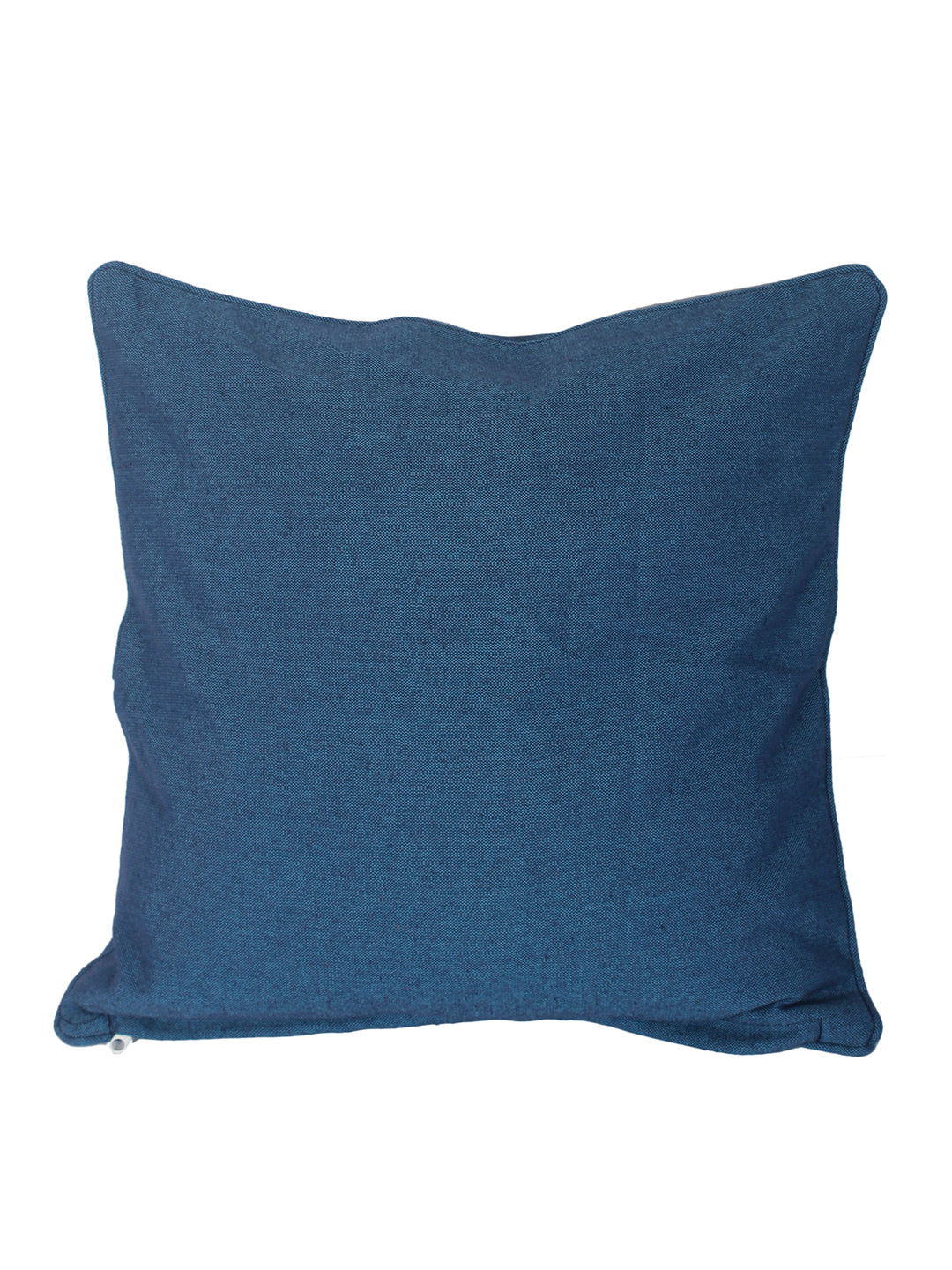 Cotton Solid Blue Color Cushion Cover, 2 pc Cushion Cover