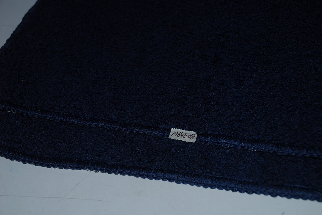 Set for 2 Microfiber Anti-Skid Washable Water Absorbent Mat Blue Color for Door and Bath, Pack of 2