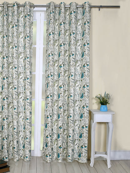 Anokhi Duck printed Curtain in Multi color made with  Cotton Material , Curtain - 1 pc