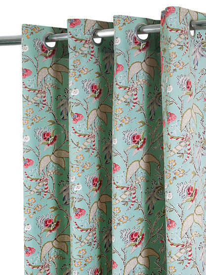 Anokhi Duck Printed Curtain in Multi color made with  Cotton Material , Curtain - 1 pc