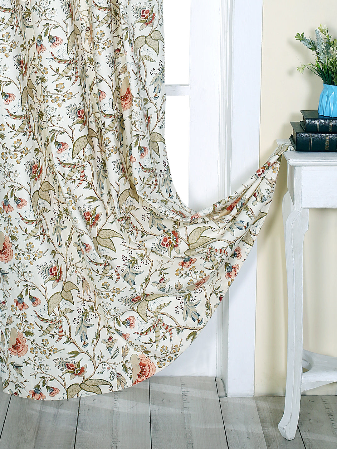 Anokhi Duck Printed Curtain in Multi color made with  Cotton Material , Curtain - 1 pc
