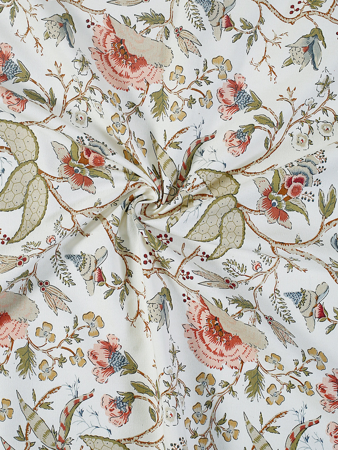Anokhi Duck Printed Curtain in Multi color made with  Cotton Material , Curtain - 1 pc