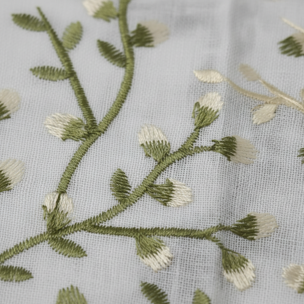 Extreme Macro Embroidery Detail