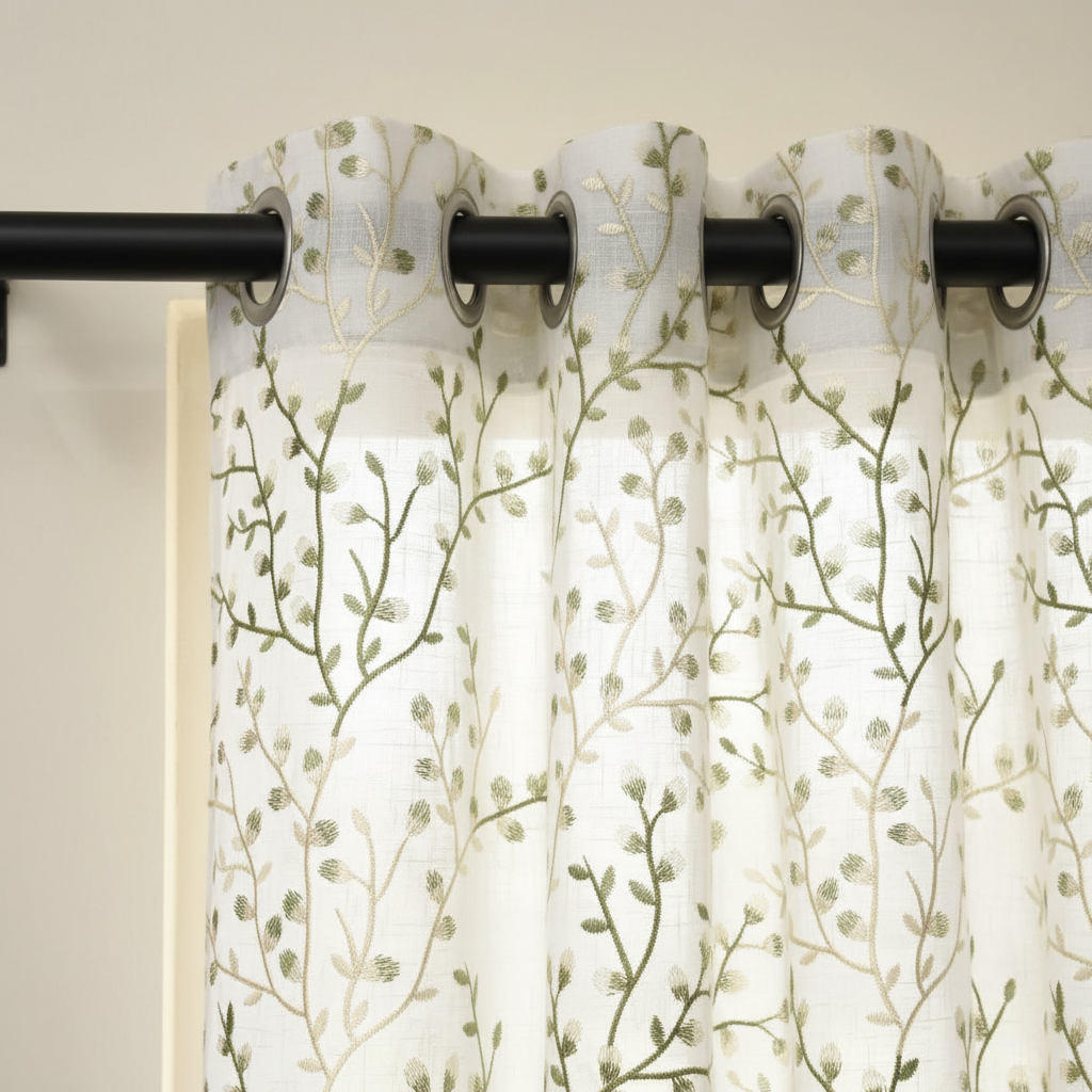 Eyelet and Header Close-Up